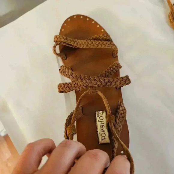 TOPSHOP FAREWELL GLADIATOR SANDALS - Picture 3 of 10